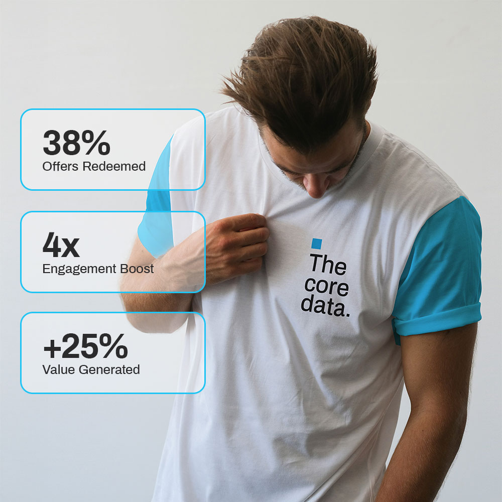 Visual graphic of a person revealing 